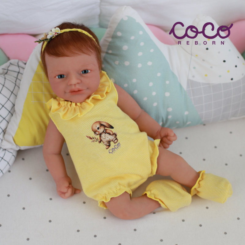 Reborn Silicona Coco Bebes Anuk Bebe Coco Reborn Anuk Anuk Castaño