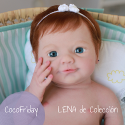 Lena Colección Castaño Ojos Azules Armadura