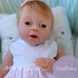 Anisa CocoFriday Honey Blonde Grey Eyes