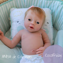 Anisa CocoFriday Honey Blonde Grey Eyes