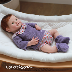 Conjunto Morado Flores MF