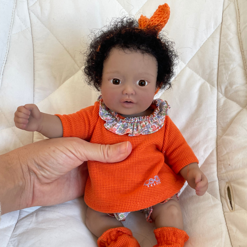 Moly Afro hair and dark skin