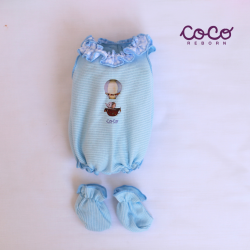 Sky Blue Balloon Romper