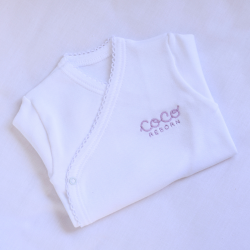 Short Sleeve Cross Bodysuit